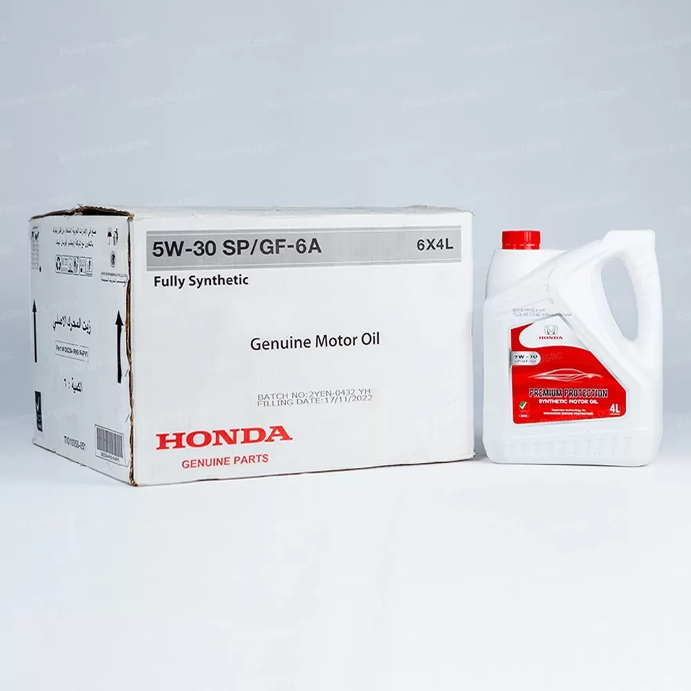 Моторное масло Honda SAE 5W-30 / API SP / ILSAC GF-6A, для бенз. двигателей, (ОАЭ/ENOC), (4л)