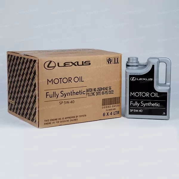 Моторное масло Lexus SAE 5W-40 / API SP / ILSAC GF-6, для бенз. двигателей, (ОАЭ/ENOC), (4л)