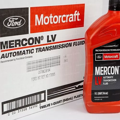 Трансмиссионное масло Ford Motorcraft ATF Mercon LV, для АКПП / ГУР (красный), (США), (1л)_8