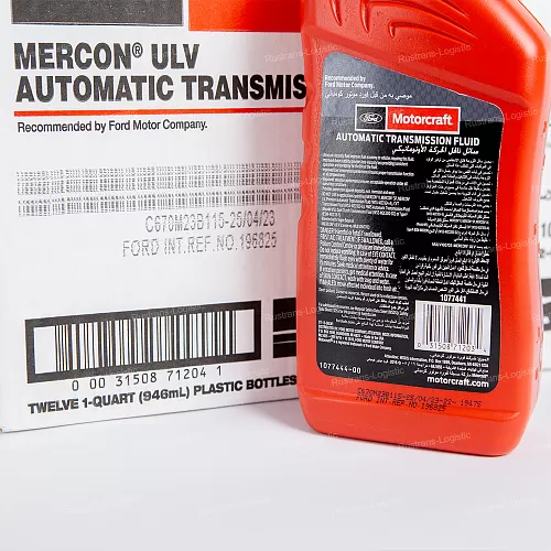 Трансмиссионное масло Ford Motorcraft ATF Mercon ULV, для АКПП (красный), (США), (1л)_8