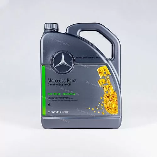 Моторное масло Mercedes-Benz 5W-30 / MB 229.52, бензин/дизель, (Бельгия), (5л)_3