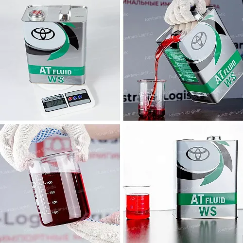 Трансмиссионное масло Toyota ATF WS, для АКПП, (Япония), (4л)_6