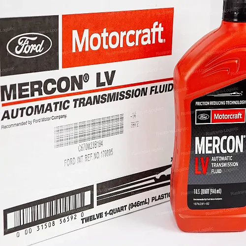Трансмиссионное масло Ford Motorcraft ATF Mercon LV, для АКПП / ГУР (красный), (США), (0,946л)_11