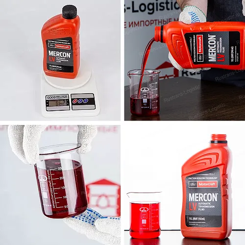 Трансмиссионное масло Ford Motorcraft ATF Mercon LV, для АКПП / ГУР (красный), (США), (0,946л)_7