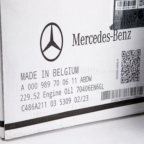 Моторное масло Mercedes-Benz 5W-30 / MB 229.52, бензин/дизель, (Бельгия), (1л)_10