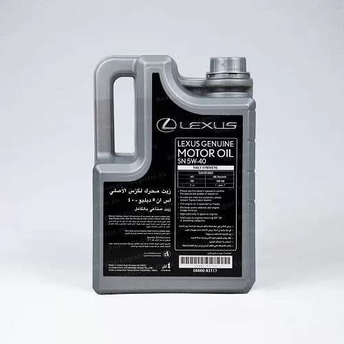 Моторное масло Lexus SN 5W-40 / ILSAC GF-5, для бенз. двигателей, (Дубай), (4л)_4