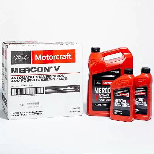 Трансмиссионное масло Ford Motorcraft ATF Mercon V, для АКПП / ГУР (красный), (США), (1л.)_11