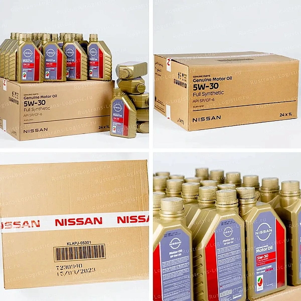 Моторное масло Nissan SP 5W-30 / ILSAC GF-6, KLAPE05304, для бенз. двигателей, (Дубай), (4л)