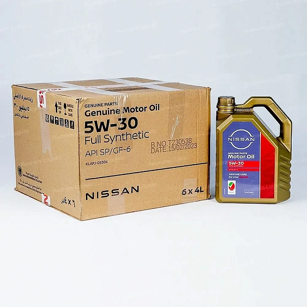 Моторное масло Nissan SP 5W-30 / ILSAC GF-6, KLAPE05304, для бенз. двигателей, (Дубай), (4л)